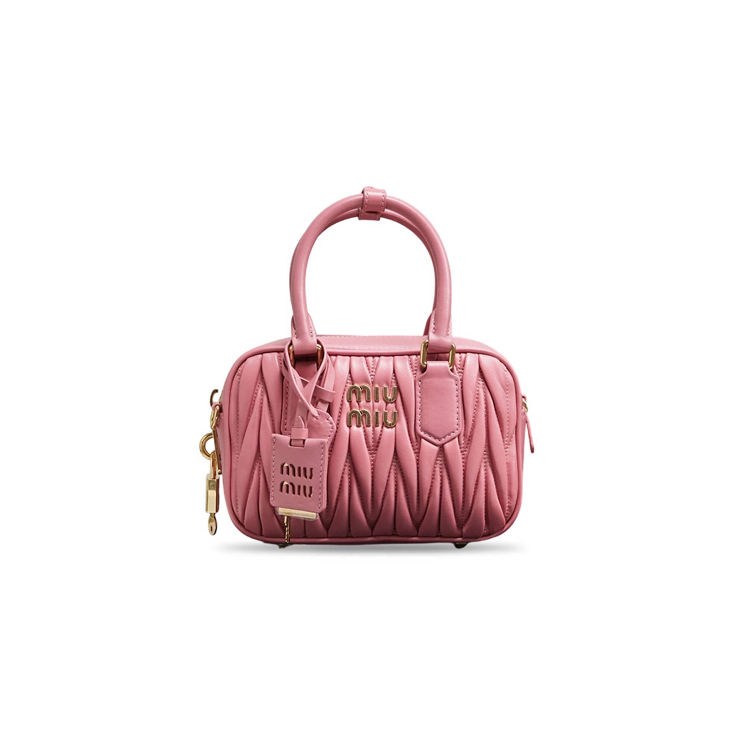 MIU MIU ARCADIE MATELASSÉ NAPPA LEATHER BAG 5BB123 (19*13*6cm)
